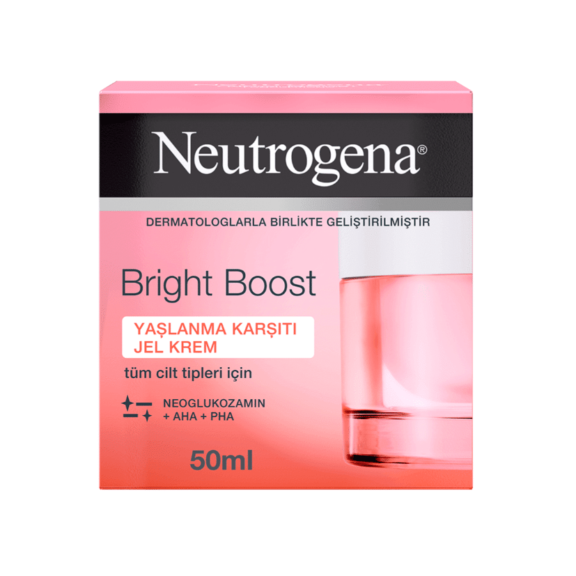 Neutrogena -Bright Boost ژل کرم روشن کننده و ضد پیری نوتروژینا حجم 50 میل
