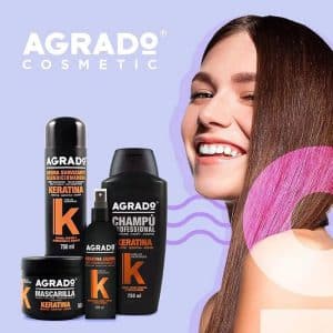 شامپو کراتینه KRATIN آگرادو مناسب مو های وز 750 میل