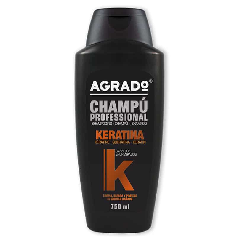 agrado-keratin-professional-shampoo-750ml-08 شامپو کراتینه KRATIN آگرادو مناسب مو های وز 750 میل