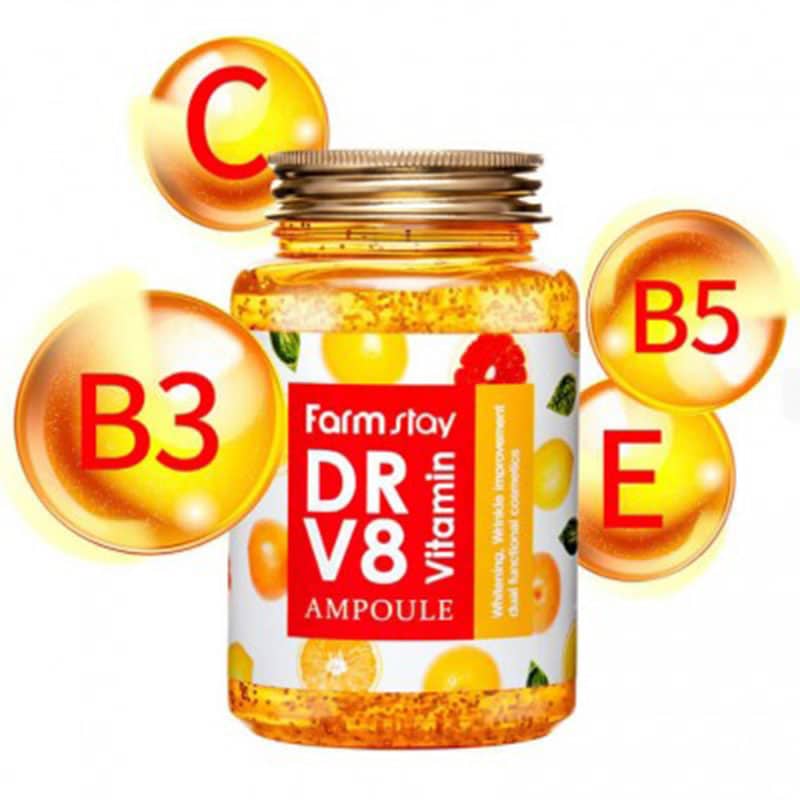 آمپول روشن کننده vitamin DR-V8 فارم استی