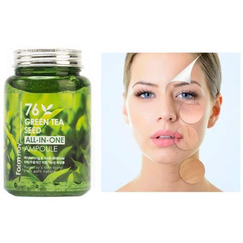 آمپول عصاره‌ی چای سبز Farm stay فارم استی حجم 250 میل