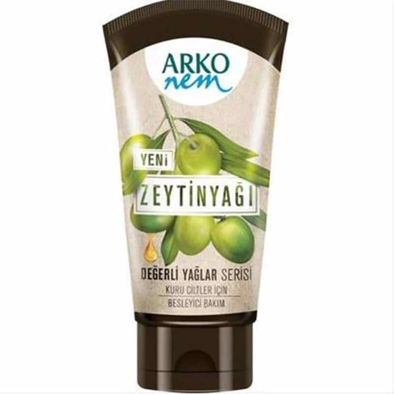 زیتون کرم مرطوبکننده روغنزیتون آرکونم Arko nem حجم 60 میل