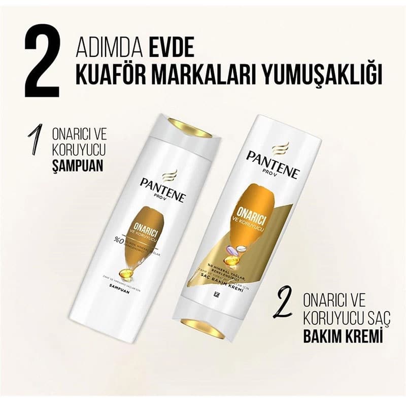 شامپو ترمیم‌کننده مو پنتن Pantene مدل pro-v onarici حجم 400 میل