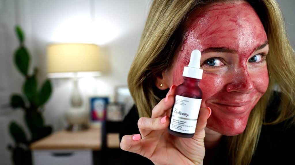 THE ORIDNARY PEEL red face and bottle