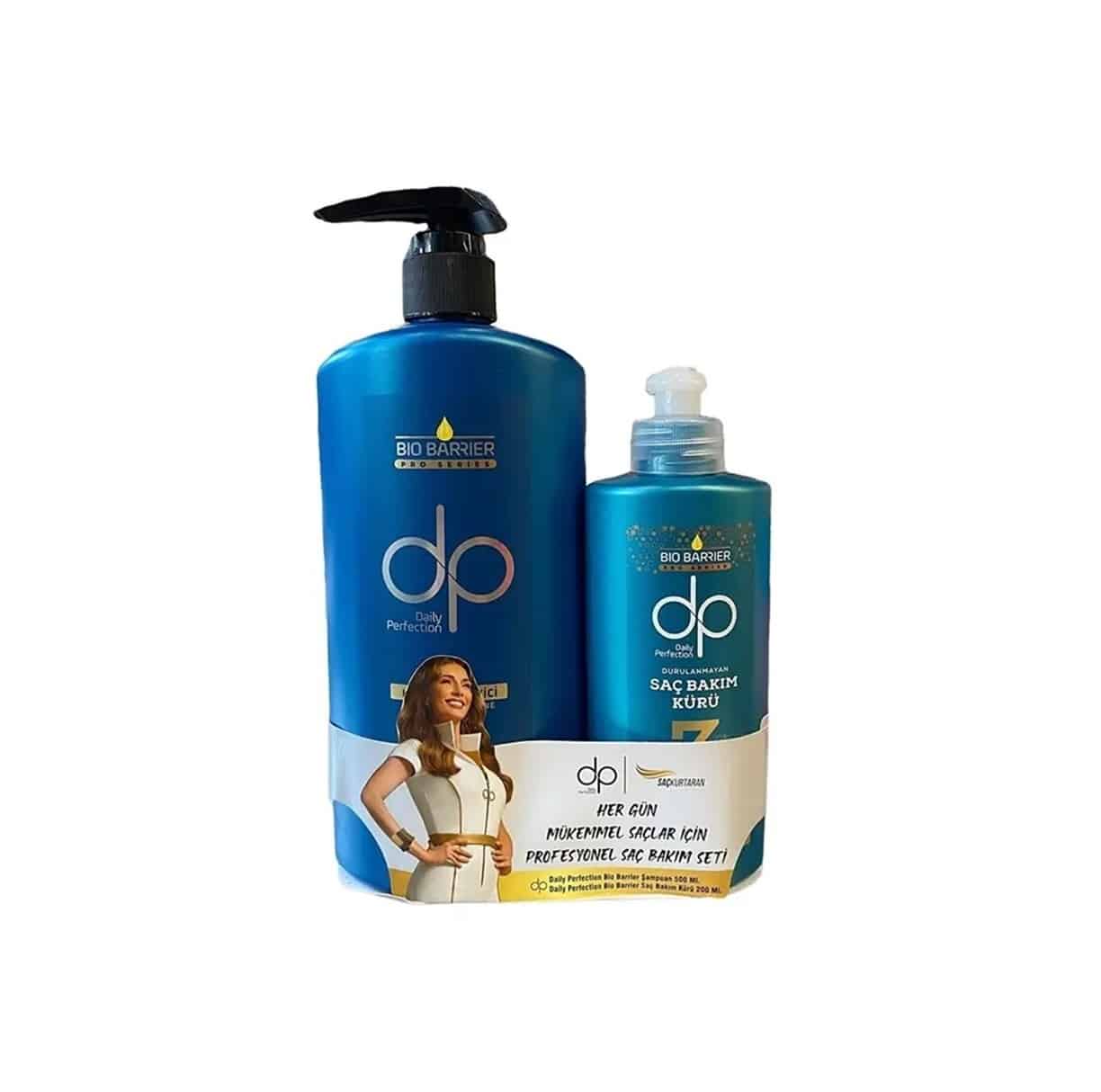 dp-profesyonel-sac-bakim-seti-mavi پک شامپو ضد شوره و کرم موی روغن آرگان دکس