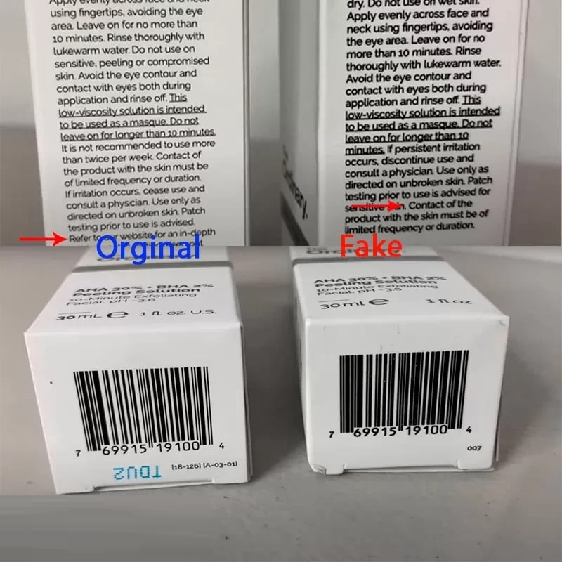 نمونه سرم اوردینری اصل و تقلبی