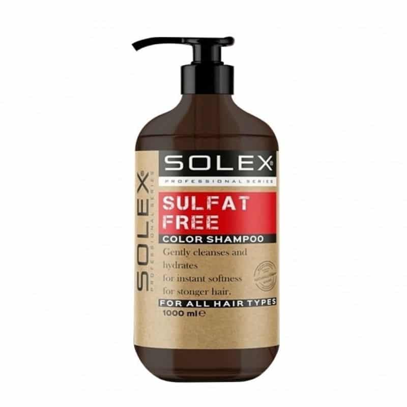 solex-free-Sulftate-color- Sampuan شامپو سولکس فاقد سولفات مناسب موهای رنگ شده