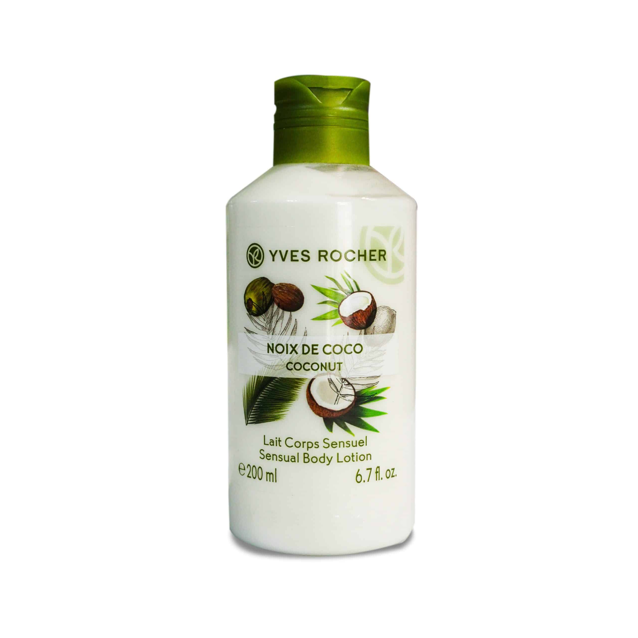yves-rocher-coconut-body-lotion لوسیون بدن ایوروشه عصاره نارگیل