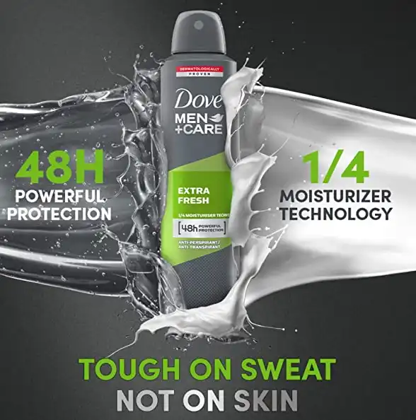 اسپری دئودورانت مردانه داو Dove مدل Extra Fresh