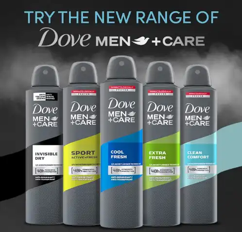 اسپری دئودورانت ضد تعریق مردانه داو Dove مدل Cool Fresh