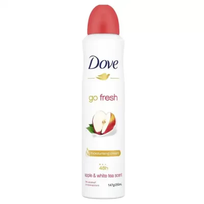 اسپری ضد تعریق زنانه داو Dove مدل Go Fresh سیب و چای سفید