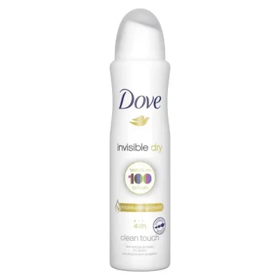 اسپری دئودورانت زنانه داو Dove مدل Invisible dry