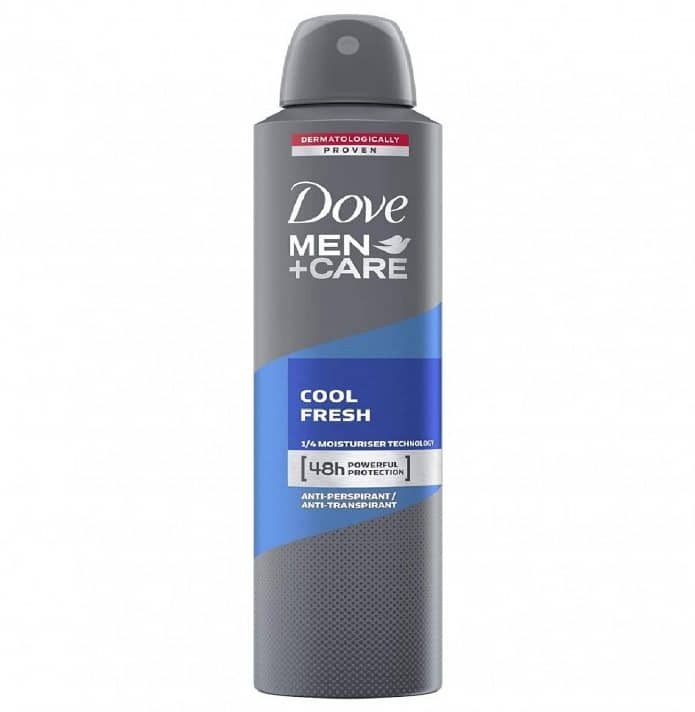 dove-spray-cool-fresh اسپری دئودورانت ضد تعریق مردانه داو Dove مدل Cool Fresh