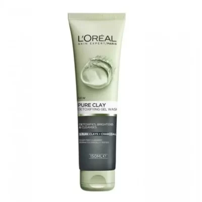 اسکراب خاک رس و زغال لورال loreal pure clay