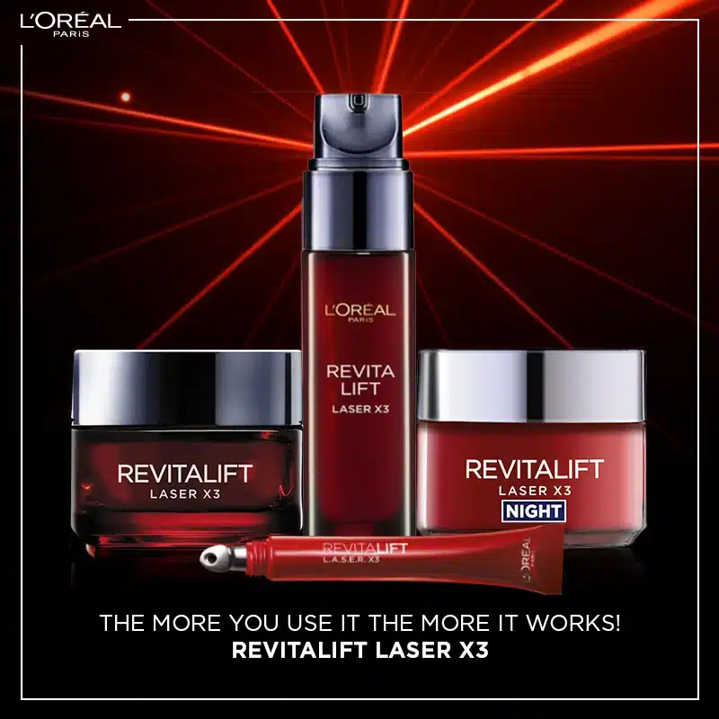 سرم ضد چروک لیفت لیزر لورال Loreal Revitalift Laser X3