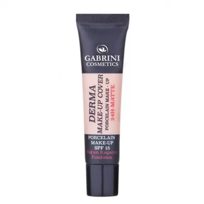 کرم پودر گابرینی Gabrini سری Derma SPF15 شماره 104