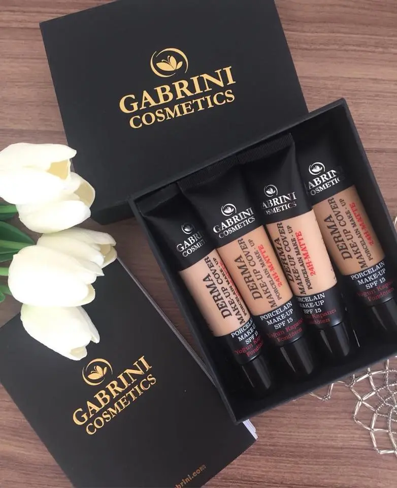 کرم پودر گابرینی Gabrini سری Derma SPF15 شماره 102