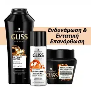 شامپو وماسک مو گلیس برای موهای خشک