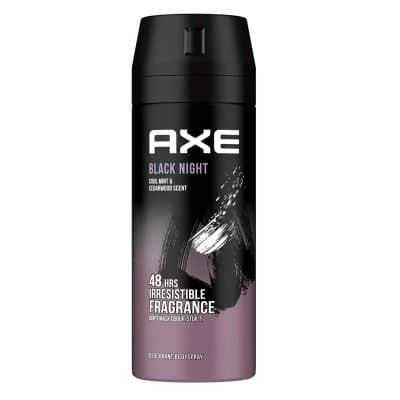 اسپری بدن آکس Axe مدل Black Night حجم 150 میل