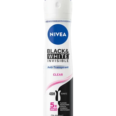 اسپری ضد تعریق نیوا Nivea زنانه مدل Black White Invisible Original حجم 150 میل
