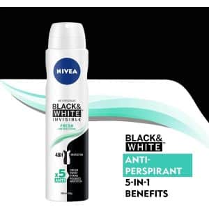 اسپری نیوا مدل Black White Invisible Fresh