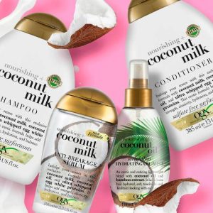 سرم مغذی و ضد شکنندگی مو او جی ایکس OGX حاوی شیر نارگیل حجم 100 میل