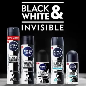 اسپری نیوا مدل Black White Invisible Original
