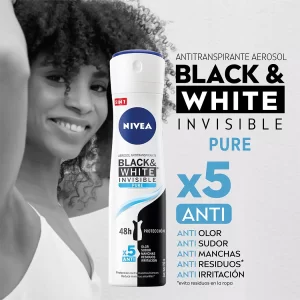 اسپری نیوا مدل Black And White Invisible Pure