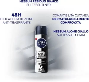 اسپری نیوا مدل Black White Invisivle Original