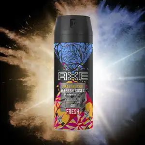 اسپری آکس مدل SkateBoard And Fresh Roses