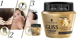 ماسک مو گلیس مدل Besleyici Bakim