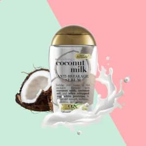 سرم مغذی و ضد شکنندگی مو او جی ایکس OGX حاوی شیر نارگیل حجم 100 میل