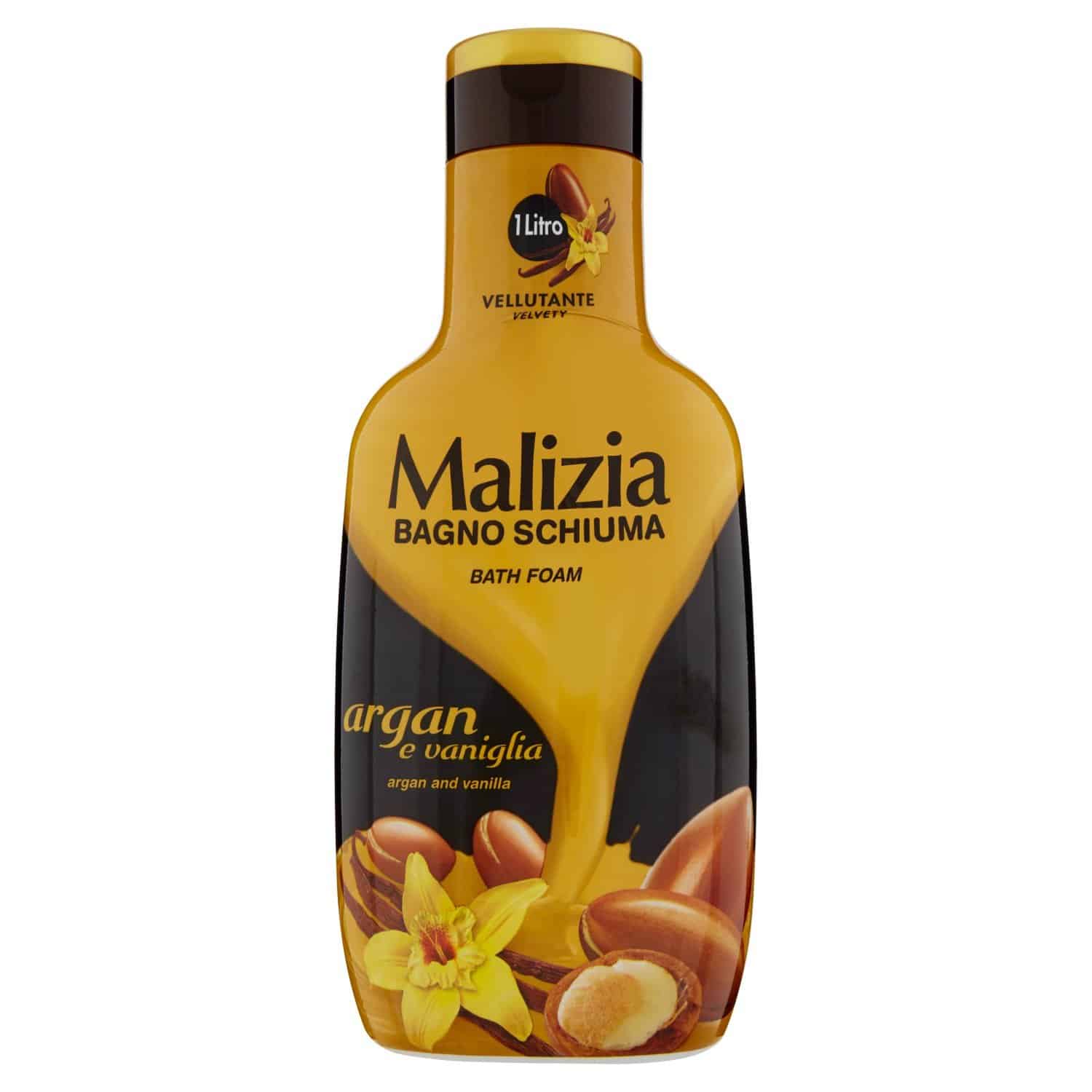 malizia-bango-schiuma-1000-ml-maso-kala Malizia Bango Schiuma شامپو بدن مالزیا حاوی روغن آرگان و عصاره وانیل