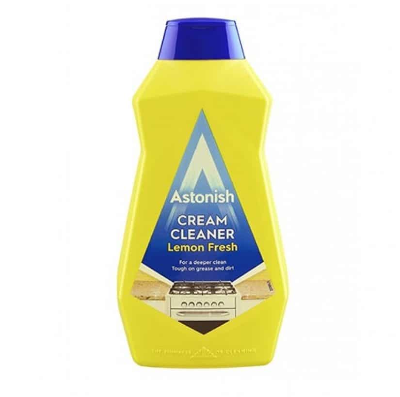 Astonish Cream Cleaner Lemon Fresh مایع ضد عفونی کننده و پاک کننده سطوح اشپزخانه و اجاق گاز استونیش
