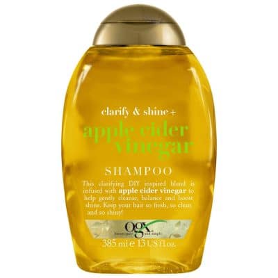 شامپو او جی ایکس OGX سرکه سیب درخشان کننده مدل Apple Cider Vinegar حجم 385 میل