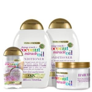 شامپو او جی ایکس مناسب موهای خشک و آسیب دیده مدل Coconut Mircale Oil