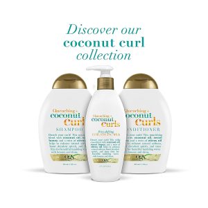 شامپو او جی ایکس OGX بدون سولفات موهای فر مدل Coconut Curls