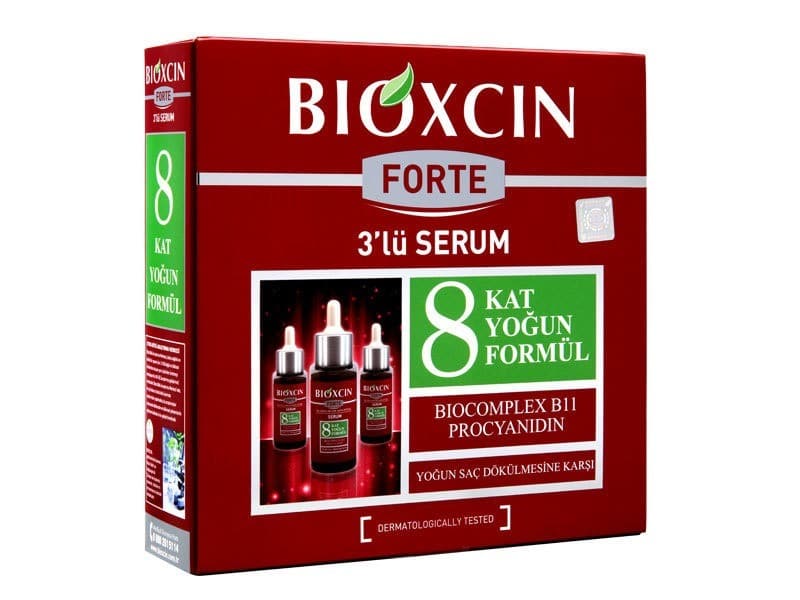 Bioxcin-Forte-Advanced-Anti-Hair-Loss-Serum-30ml-3-Ampules-M0527-1 سرم مو بیوکسین BIOXCIN ضد ریزش و مناسب تمامی موها