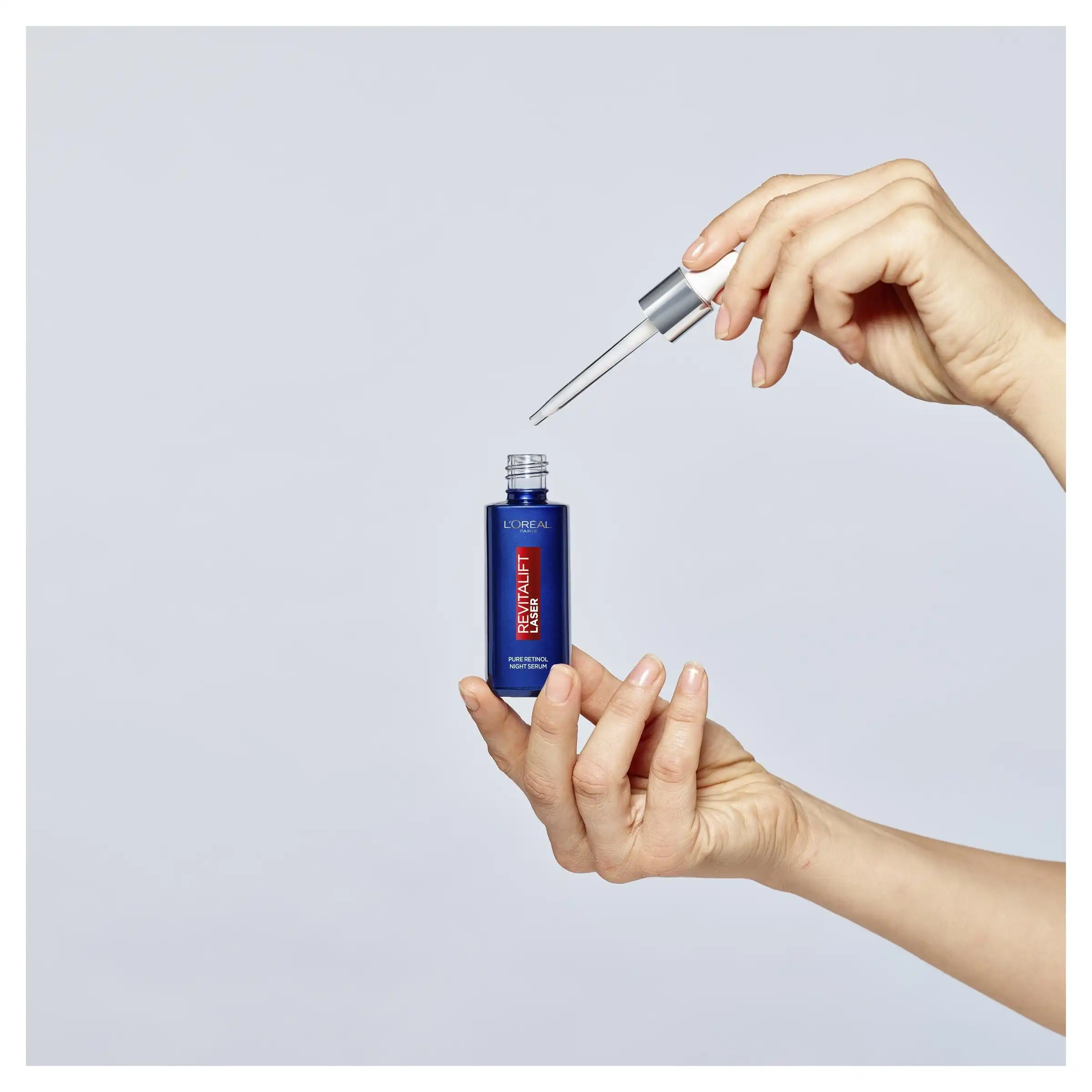 سرم شب ضد چروک لورال Loreal مدل Revitalift Lazer حاوی رتینول