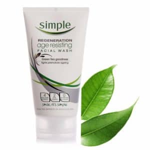 ژل شستشوی صورت ضد پیری سیمپل Simple مدل Regeneration