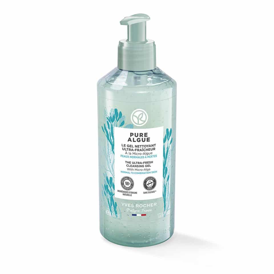 Yves Rocher Pure Algue Face Wash Gel ژل شستشوی صورت پوست معمولی تا مختلط ایوروشه Yves Rocher