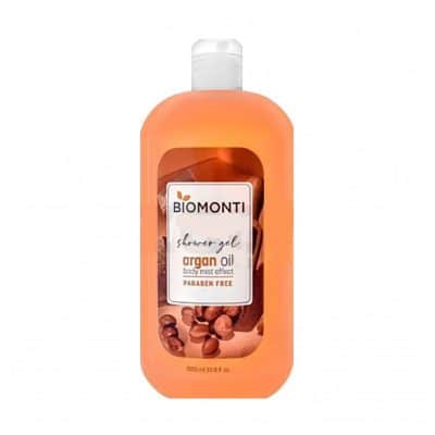 شامپو بدن بدون پارابن بیومونتی Biomonti مدل Argan oil حجم 1000 میل