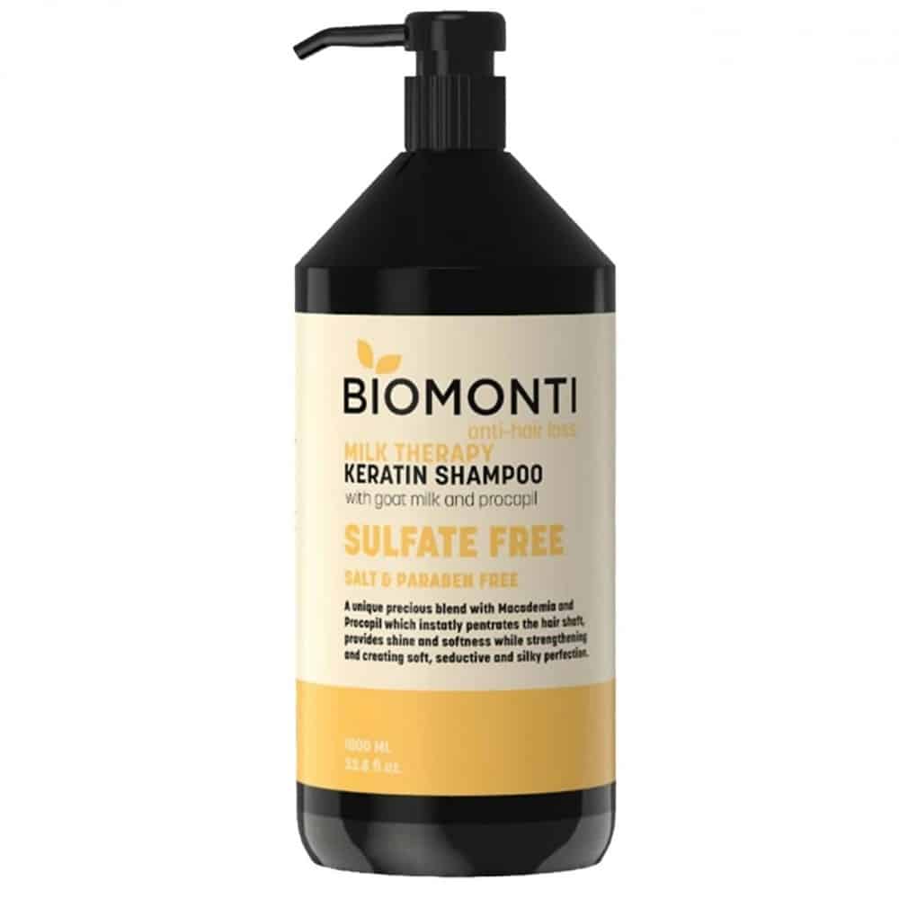 biomonti-milk-therapy-shampoo-1000-ml-maso-kala شامپو بیومونتی Biomonti مدل Milk Therapy حجم 1000 میل