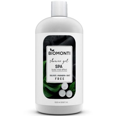 شامپو بدن بدون پارابن بیومونتی Biomonti مدل SPA حجم 1000 میل