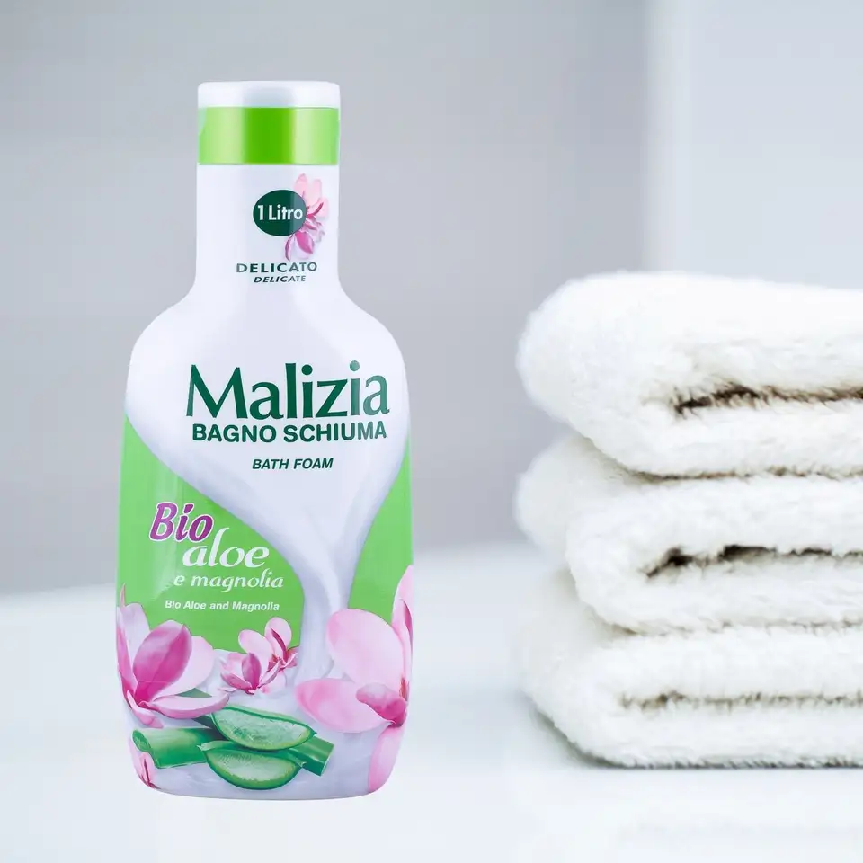 شامپو بدن مالزیا Malizia حاوی عصاره مگنولیا و آلوئه ورا حجم 1000 میل