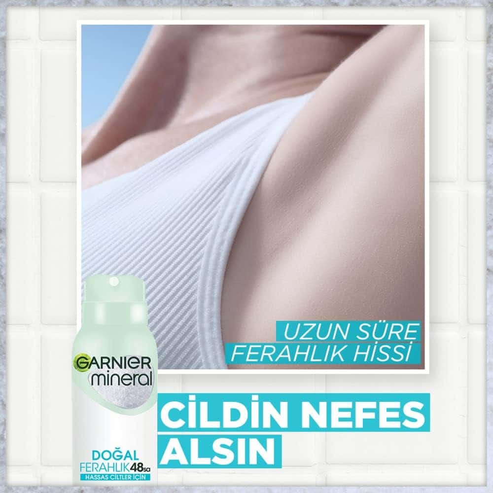 اسپری ضد تعریق گارنیر Garnier مدل Dogal Ferahlik زنانه حجم 150