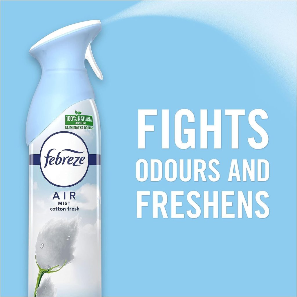 اسپری خوشبو کننده هوا فبرز Febreze مدل Cotton Fresh حجم 300 میل