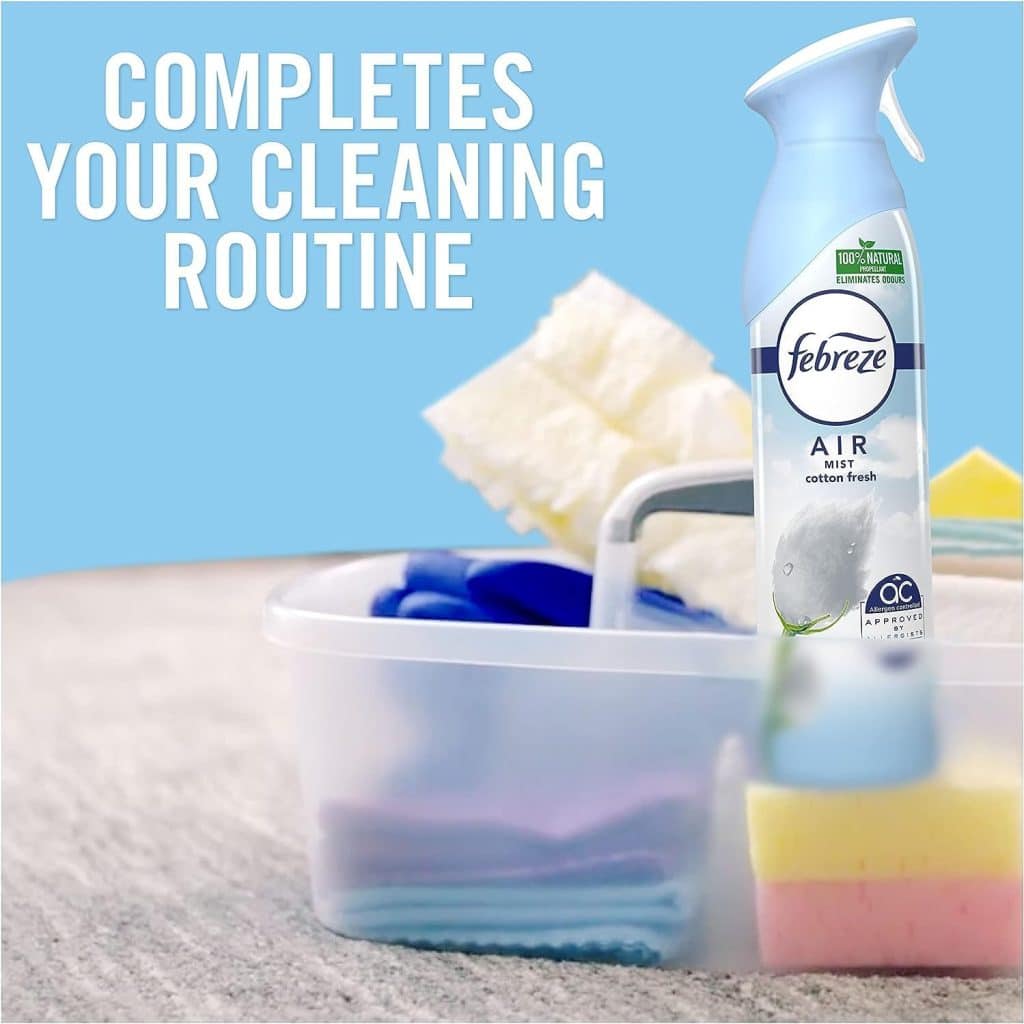 اسپری خوشبو کننده هوا فبرز Febreze مدل Cotton Fresh حجم 300 میل