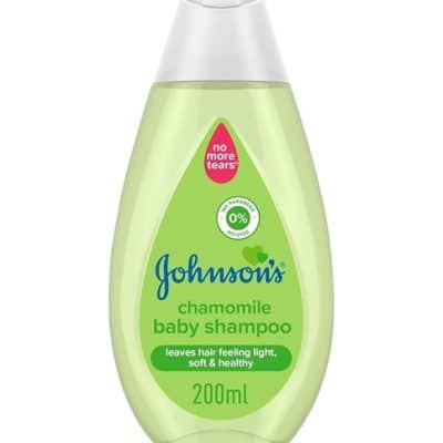 شامپو بچه جانسون JHONSON حاوی عصاره بابونه حجم 200 میل