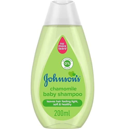 Johnson-shampoo-chamomile-200ml-masokala-com شامپو بچه جانسون JHONSON حاوی عصاره بابونه حجم 200 میل